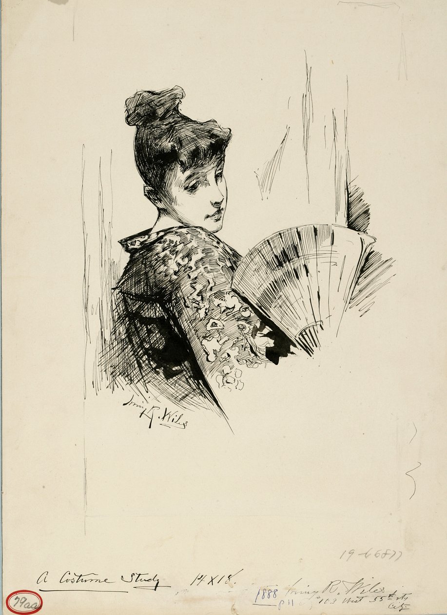 En kostymestudie av Irving Ramsay Wiles