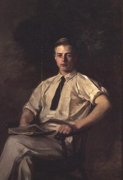 Portrett av Sydney Clark av Irving Ramsay Wiles