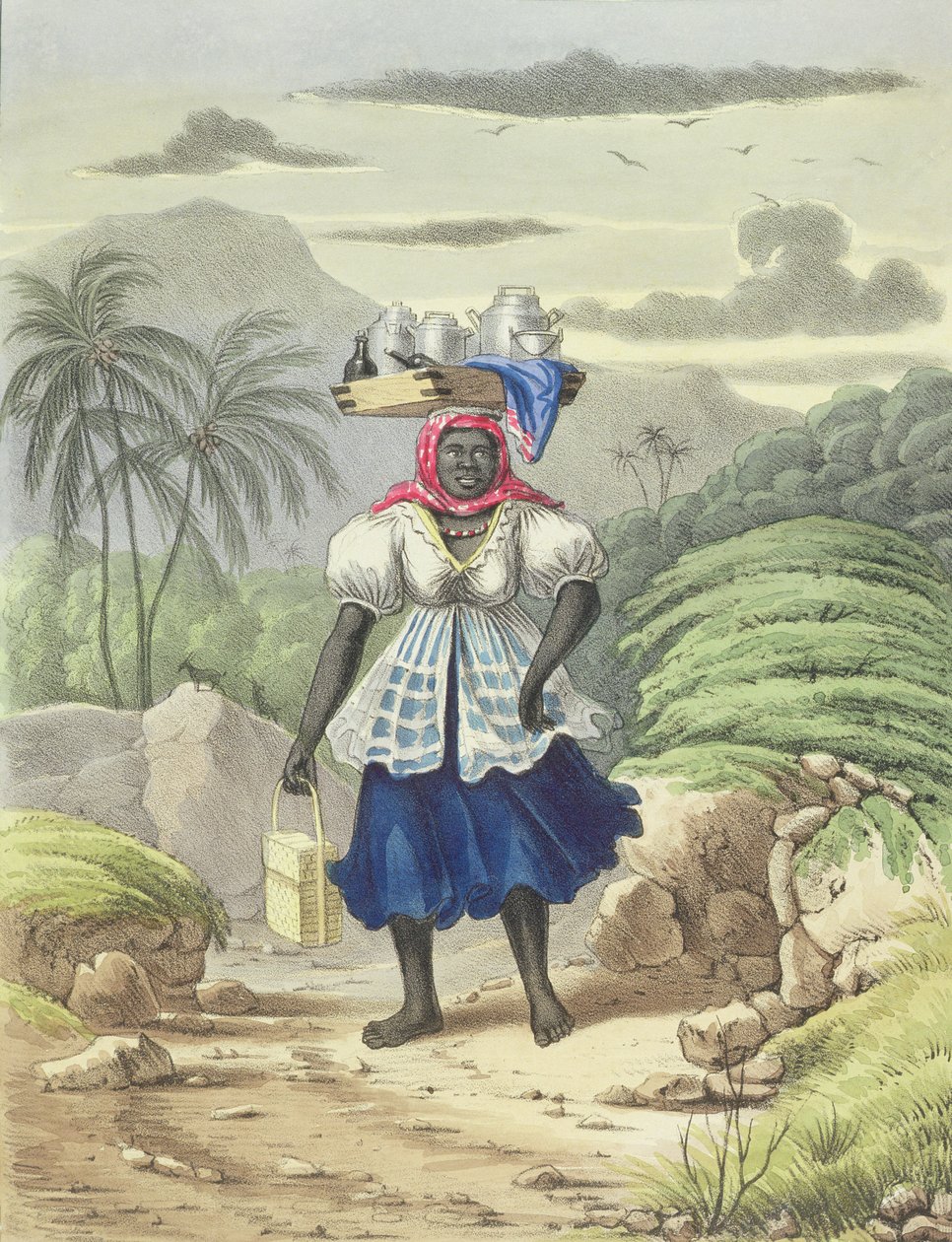 Milkwoman, plate 10 fra 