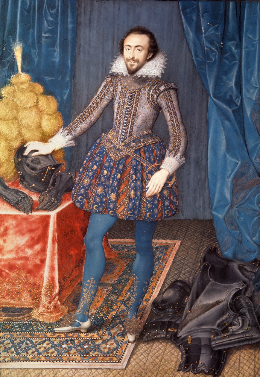 Portrett av Richard Sackville, 3. jarl av Dorset (1589-1624), 1616 av Isaac Oliver