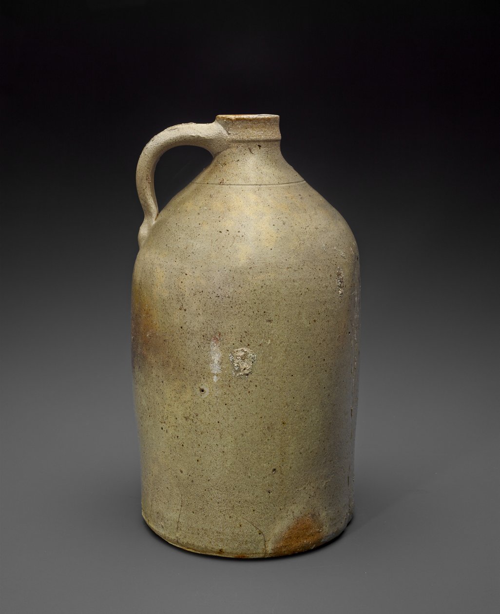 Kanne, c. 1869-1873 (saltglasert steintøy, kork) av Isaac (attr.to) Suttles
