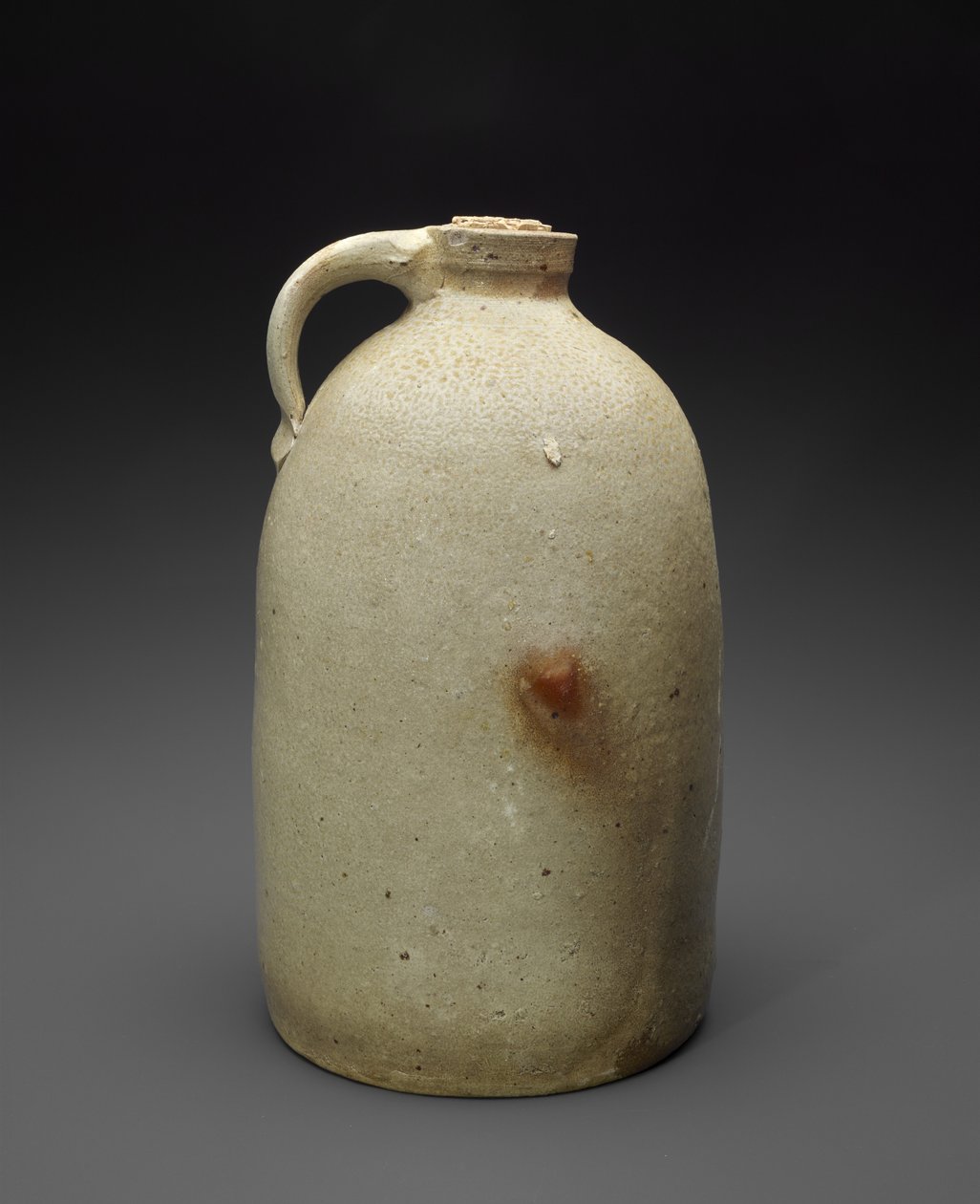 Kanne, c. 1869-1873 (saltglasert steintøy, kork) av Isaac (attr.to) Suttles