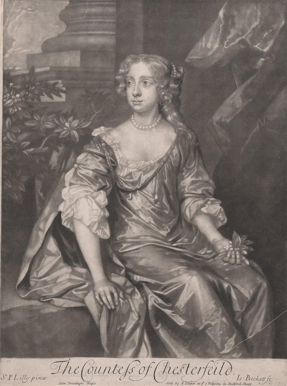 Elizabeth, grevinne av Chesterfield (1640-1665) av Isaac Beckett