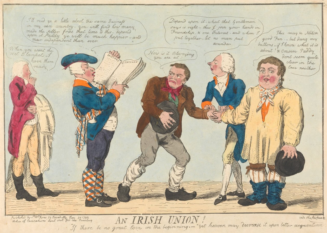 Eine irische Union av Isaac Cruikshank