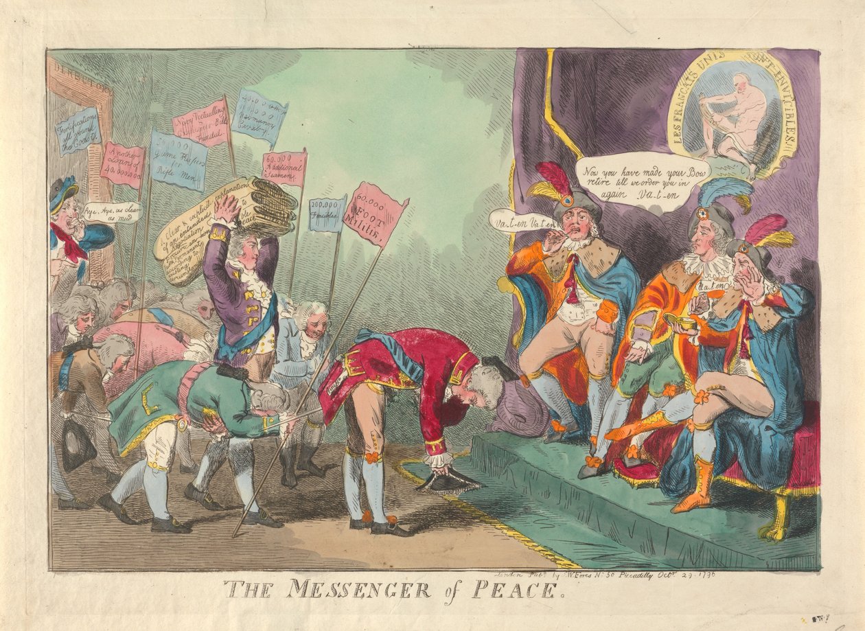 Der Friedensbote av Isaac Cruikshank