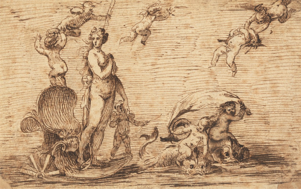 Nymfen Galatea av Isaac Fuller