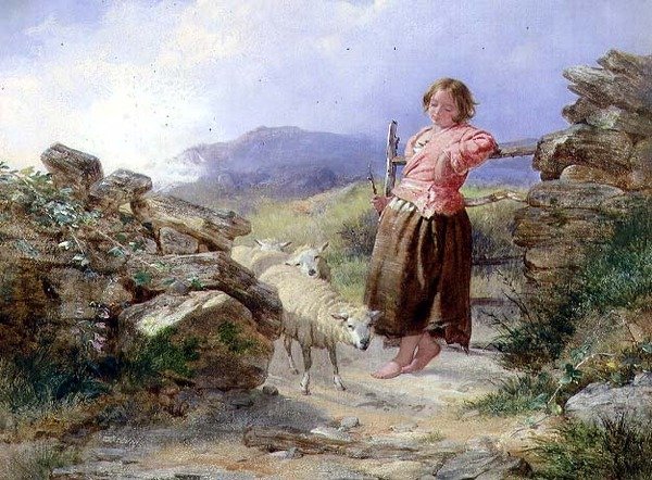 Den lille gjeterinnen av Isaac Henzell