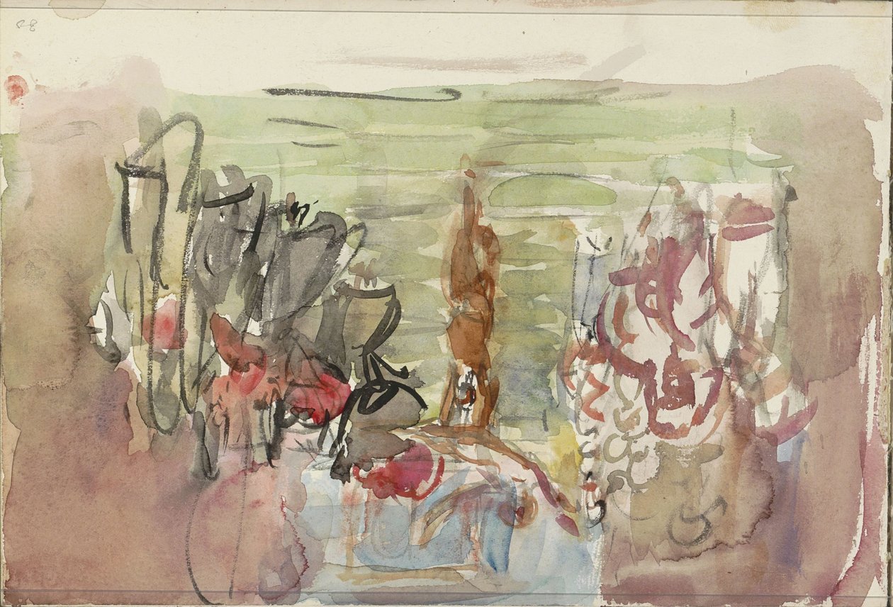 Artister på scenen av Isaac Israels