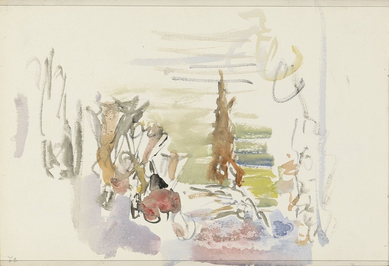 Artister på scenen av Isaac Israels