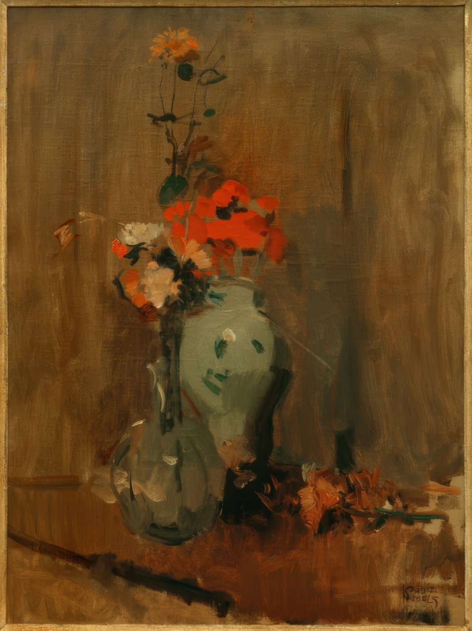 Stilleben med blomster av Isaac Israels