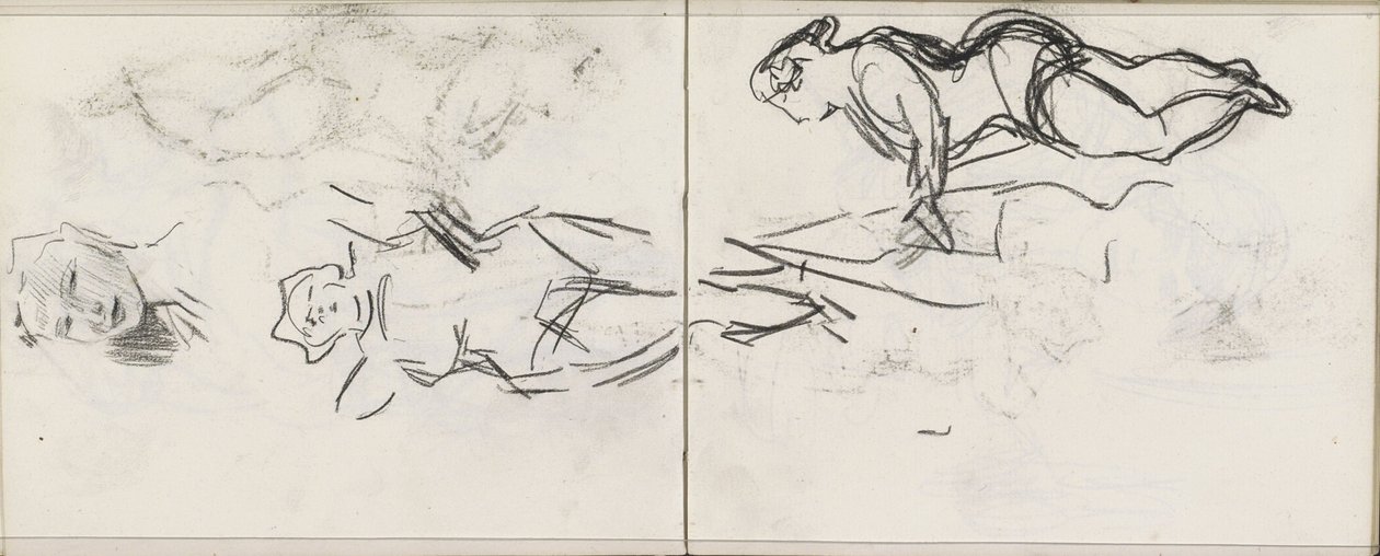 Tre studier av en kvinne av Isaac Israels