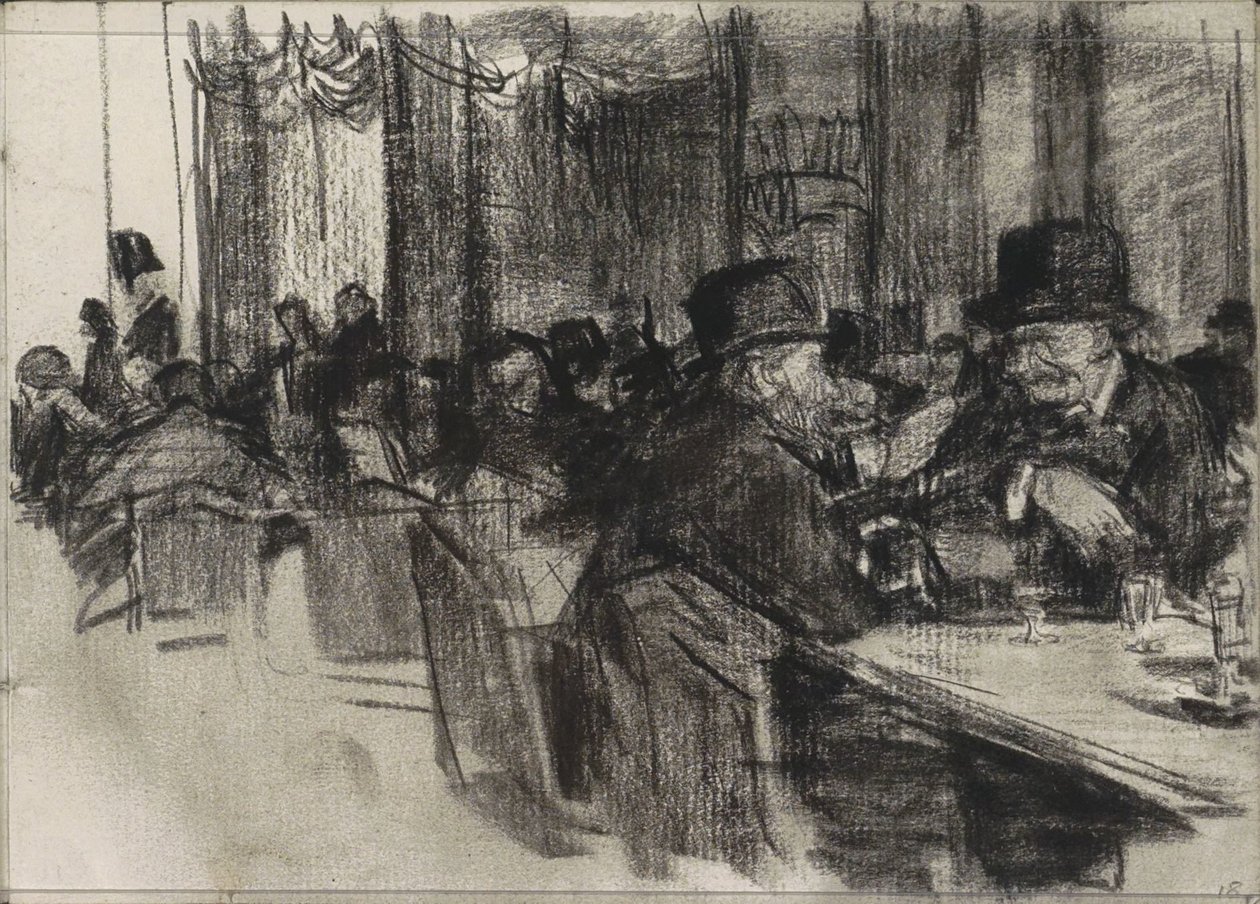 Figurer i et etablissement av Isaac Israels