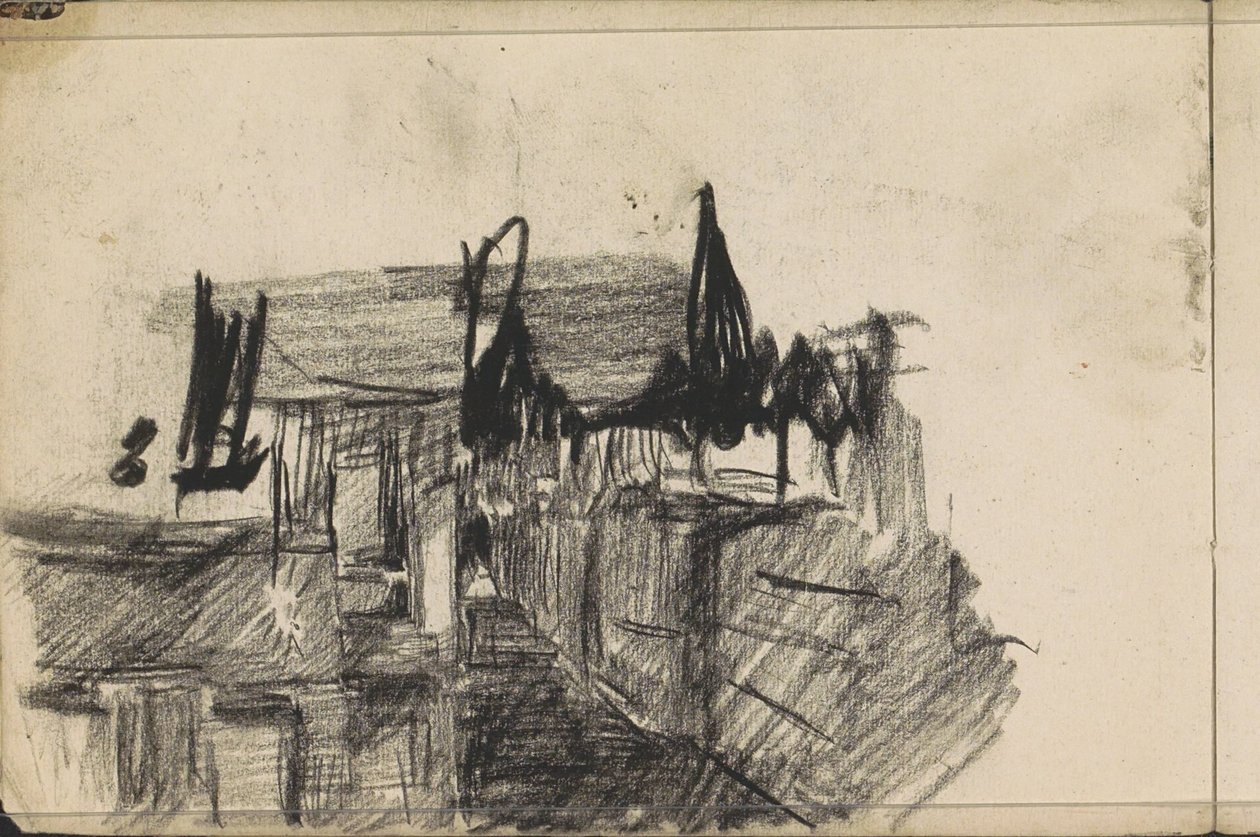 Gatevisning med figurer av Isaac Israels