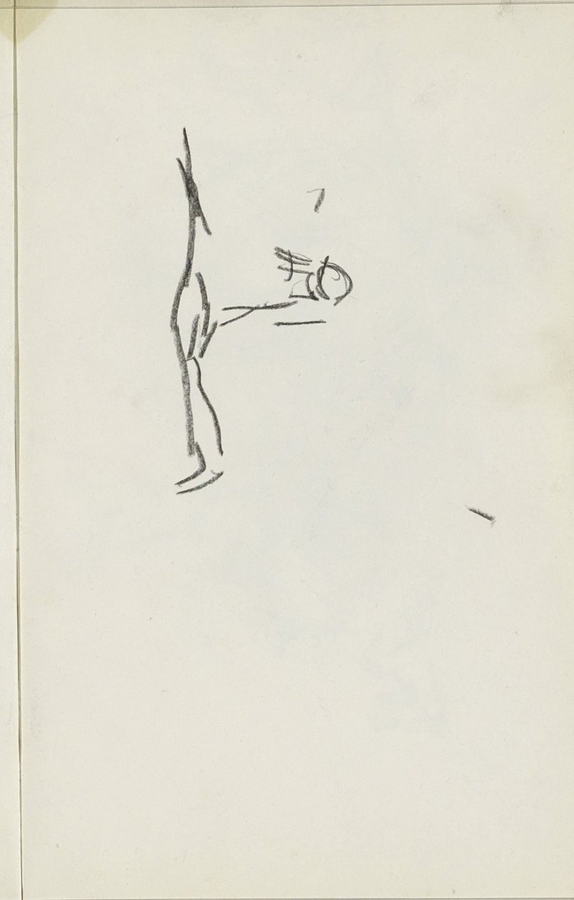 Studie, muligens en figurstudie av Isaac Israels
