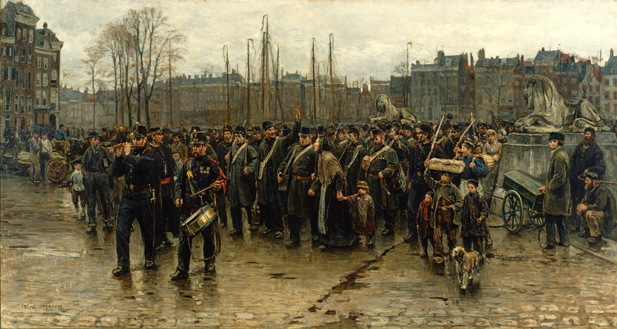 Transport av koloniale soldater av Isaac Israels