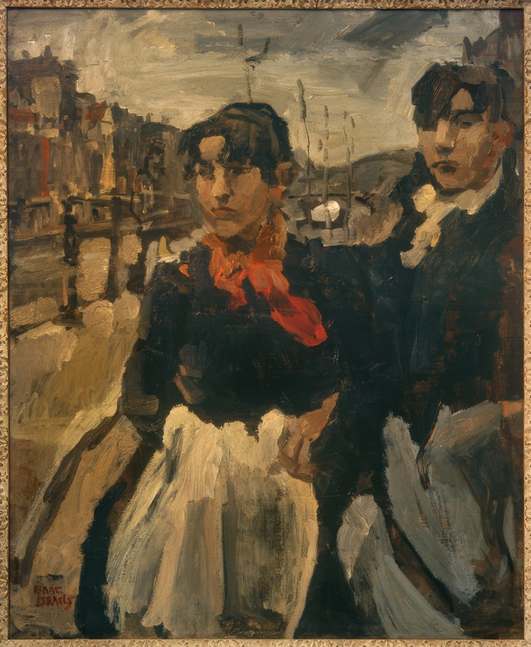 To jenter på Lijnbaansgracht av Isaac Israels