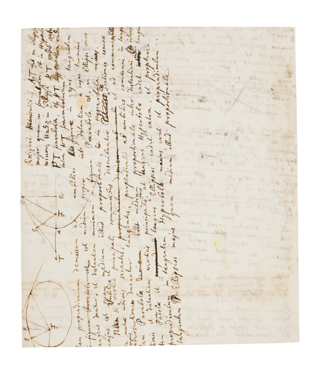 To sider med revisjoner av Principia Mathematica av Isaac Newton