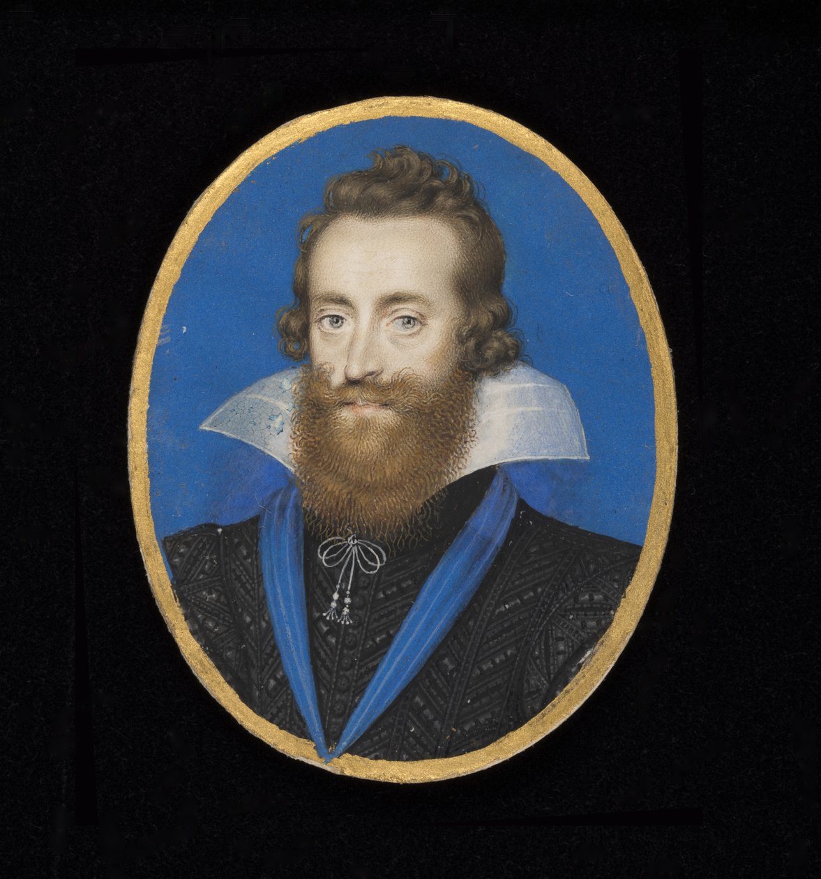 nr. 3869 Ludovic Stuart, 2. hertug av Lennox og hertug av Richmond (1574-1624) (wc på vellum på kort) av Isaac Oliver