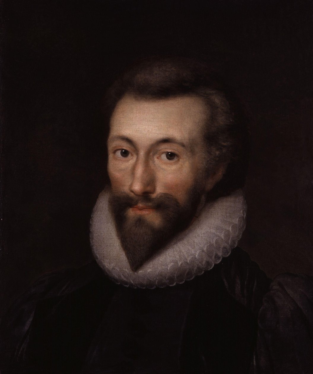 Portrett av John Donne av Isaac Oliver