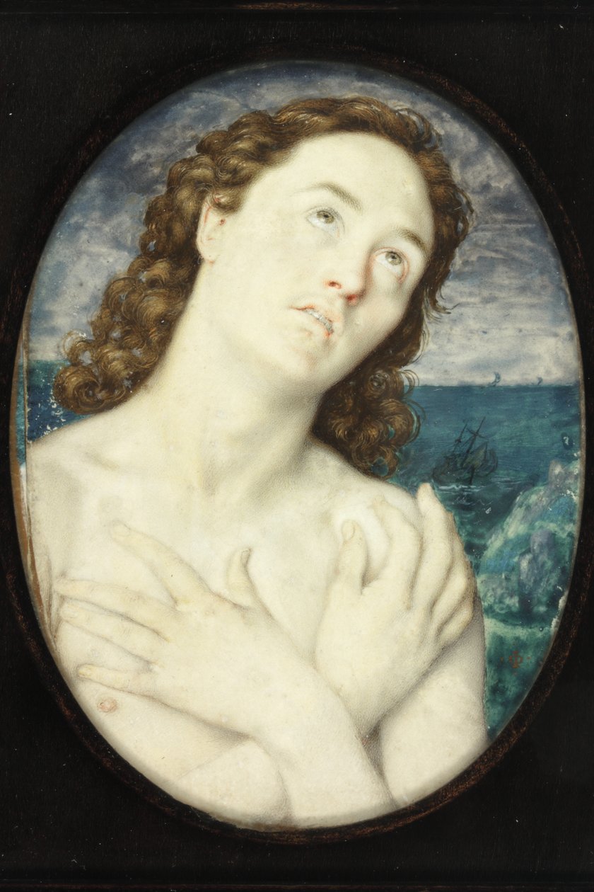 'The Prodigal Son' (akvarell på vellum) av Isaac Oliver