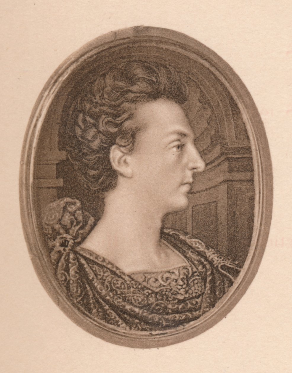 Portrett - Henry, Prince of Wales, 1610, 1904. av Isaac Oliver I