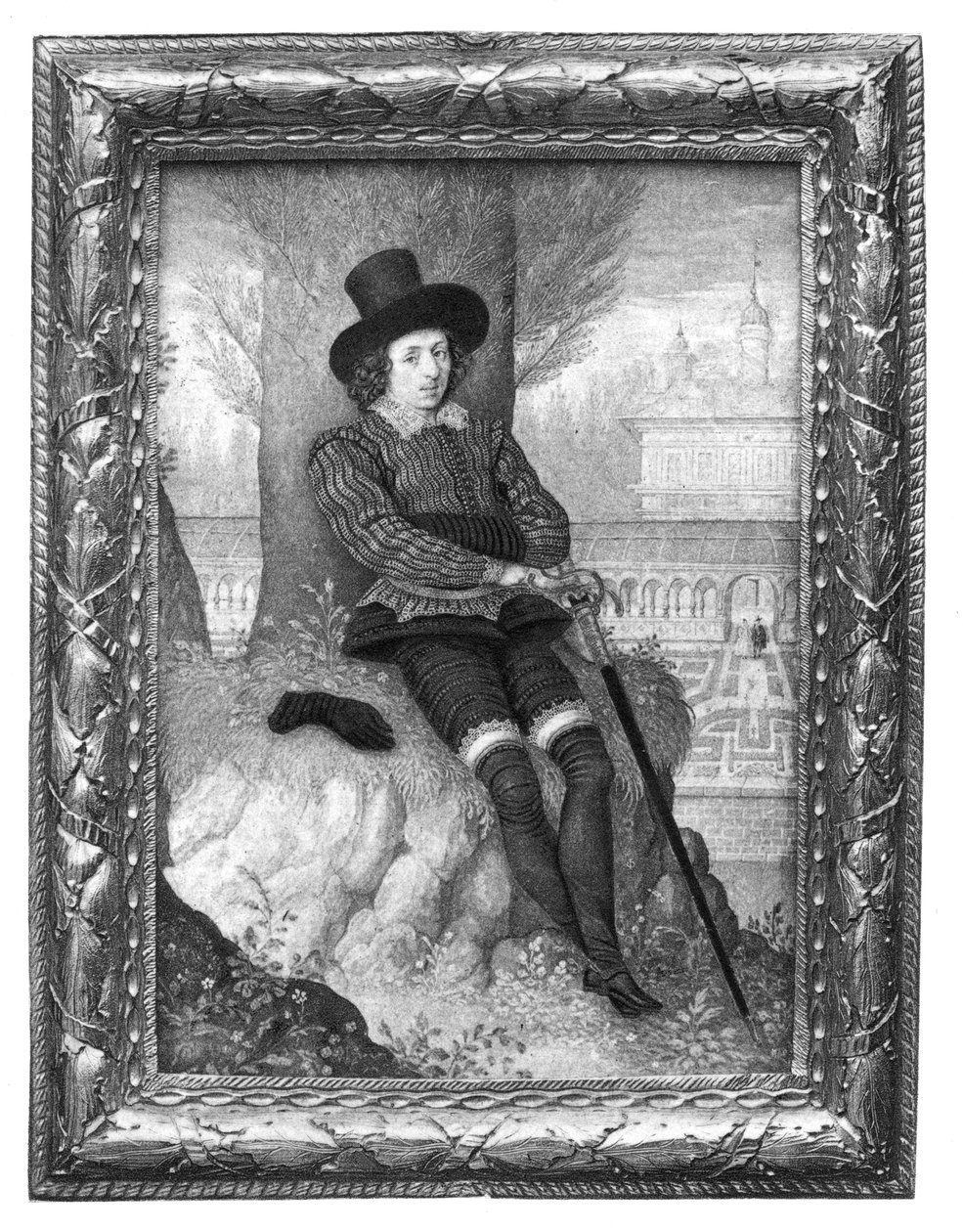 Portrett av en ung mann, c1590-1595, 1896. av Isaac Oliver I
