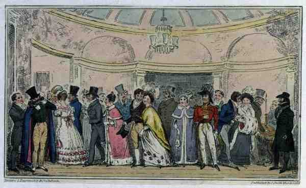 Forlater Operaen, pub. av C. Smith av Isaac Robert Cruikshank