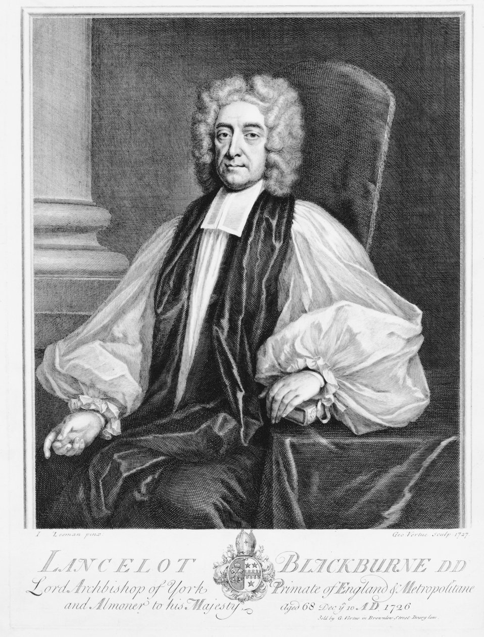 Lancelot Blackburne (1658–1743), erkebiskop av York av Isaac Seeman