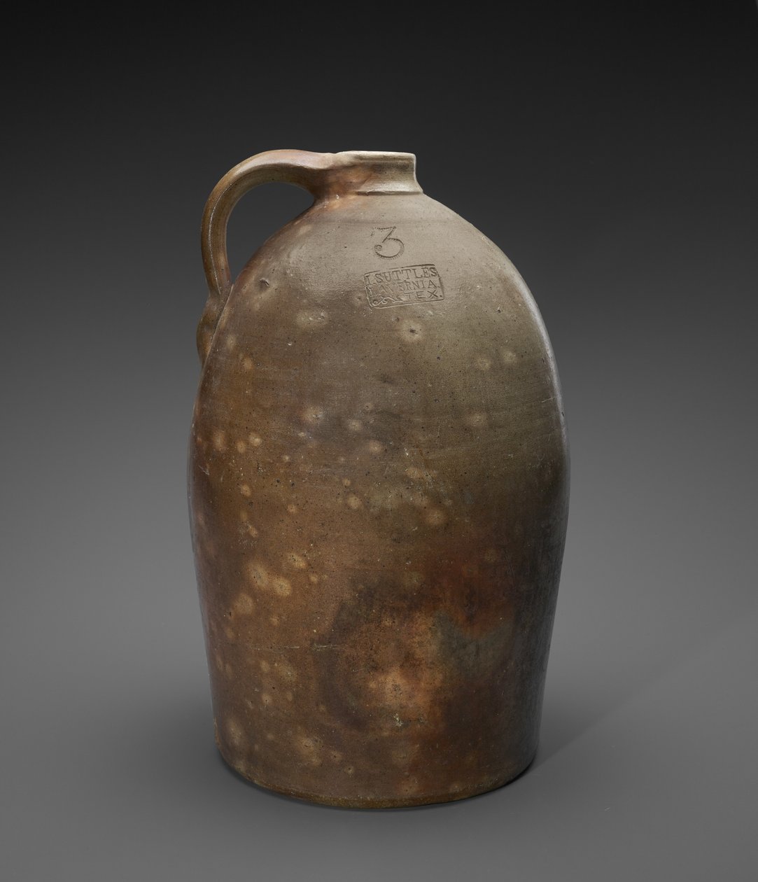 Kanne, c. 1873-1882 (saltglasert steintøy) av Isaac Suttles Pottery