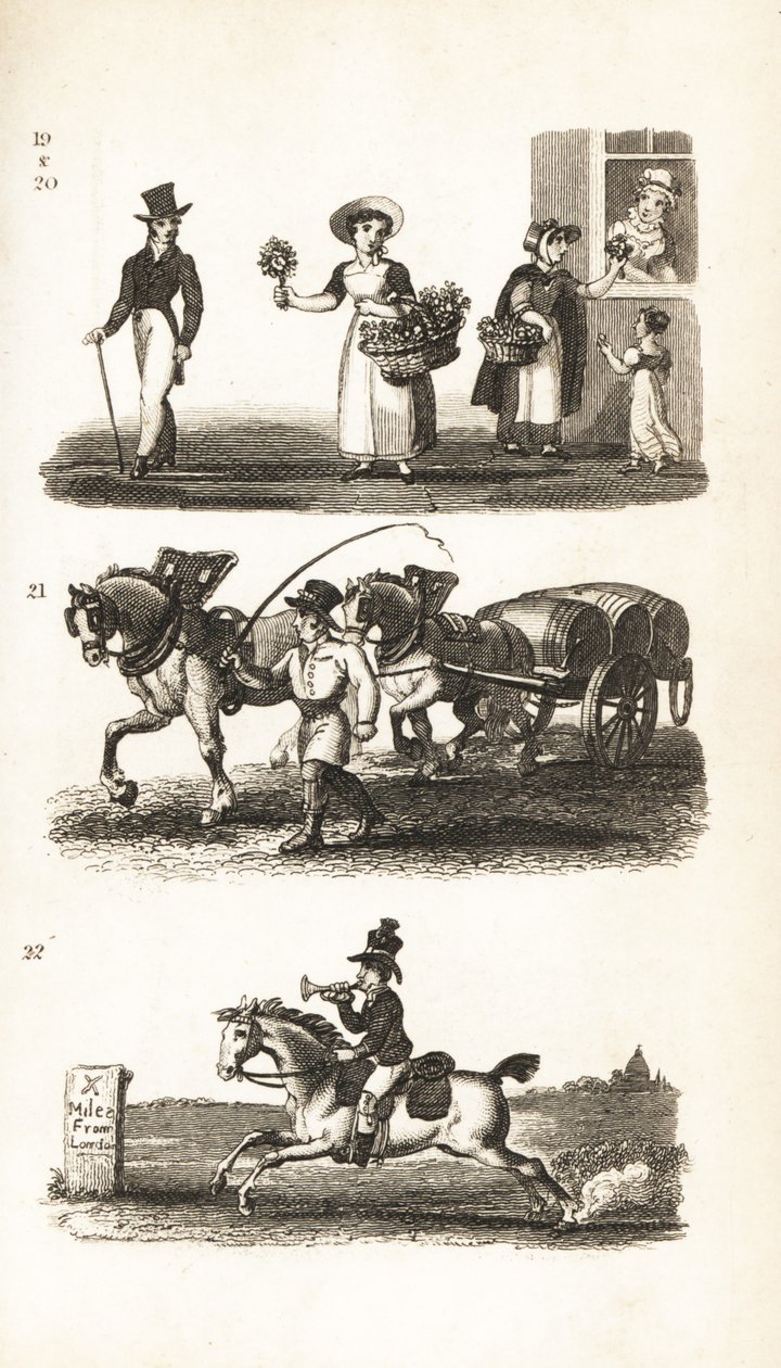 Nosegays, Watercress girl, Brewer