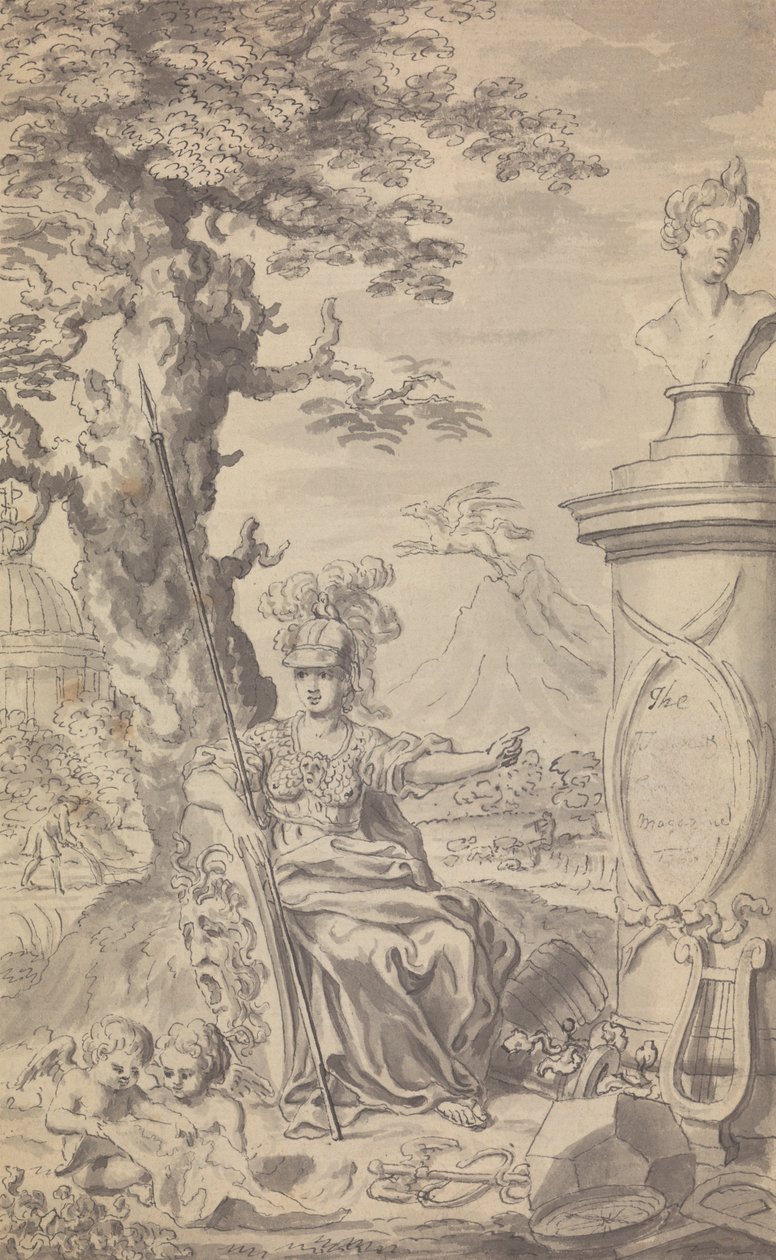 Town and Country Magazine - Frontispice for 1769 (1. utgave derfor ingen vol.nr.) av Isaac Taylor
