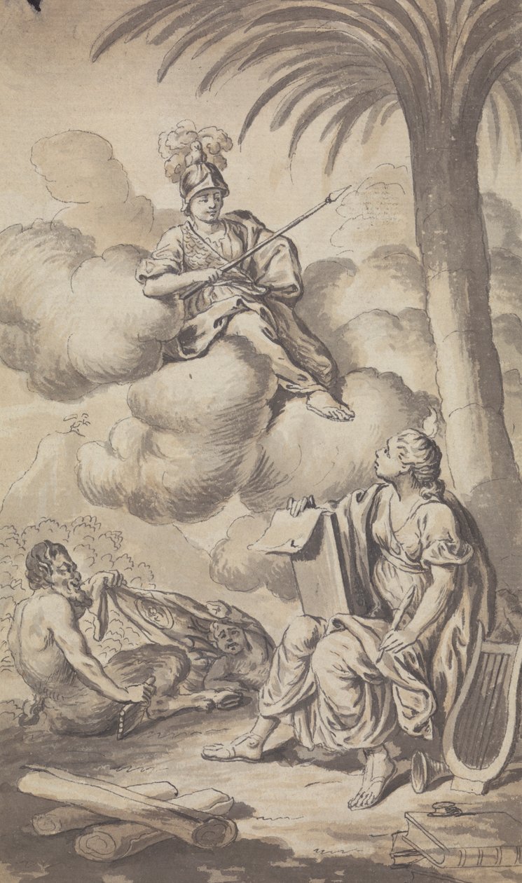 Town and Country Magazine - Frontispice for Vol. IV, 1772 av Isaac Taylor