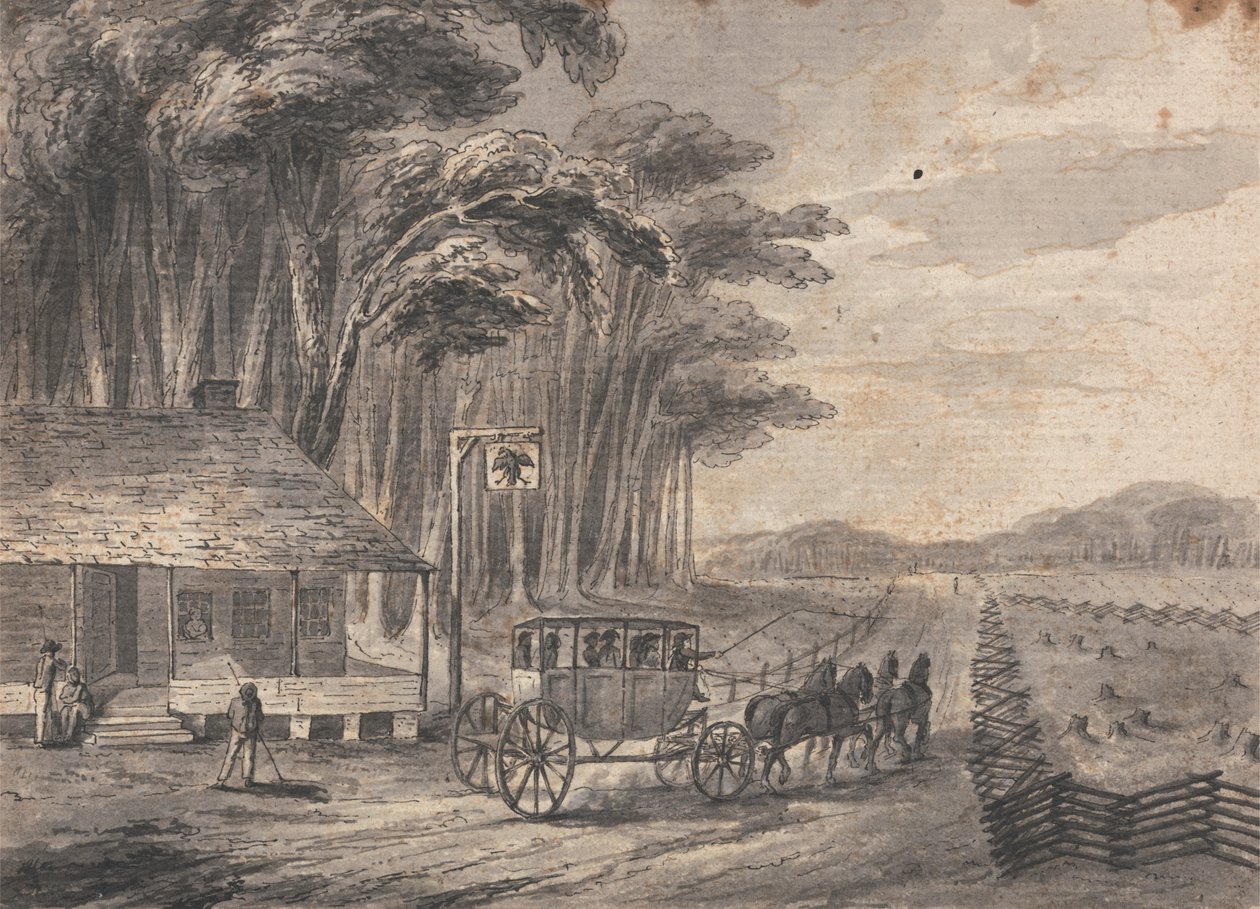 Amerikansk scenevogn av Isaac Weld
