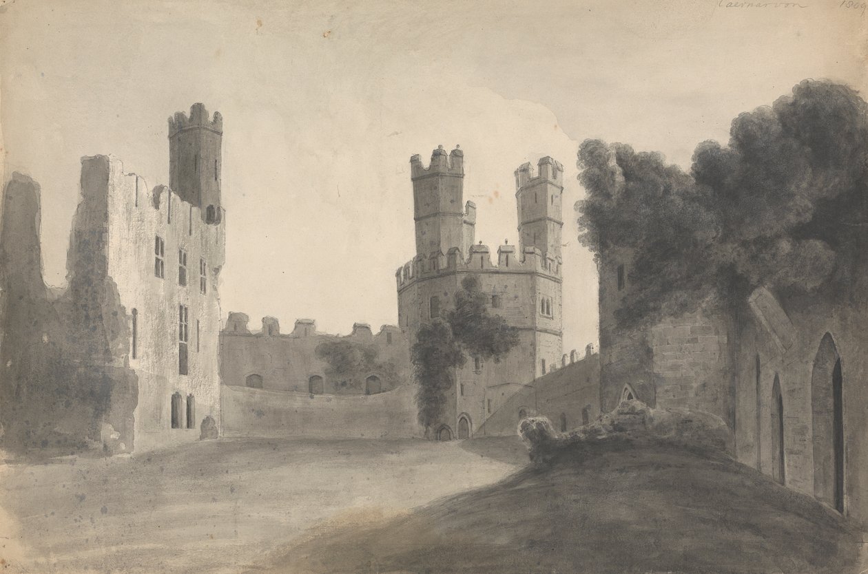 Caernarvon (slott) av Isaac Weld