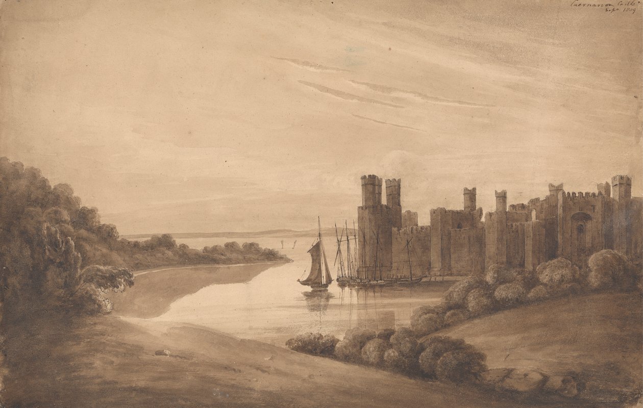 Caernarvon slott av Isaac Weld