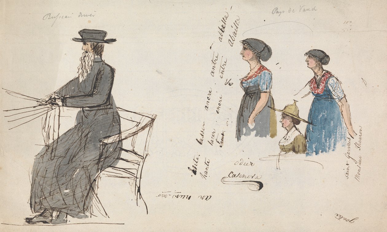 Russisk sjåfør og Pays de Vaud av Isaac Weld