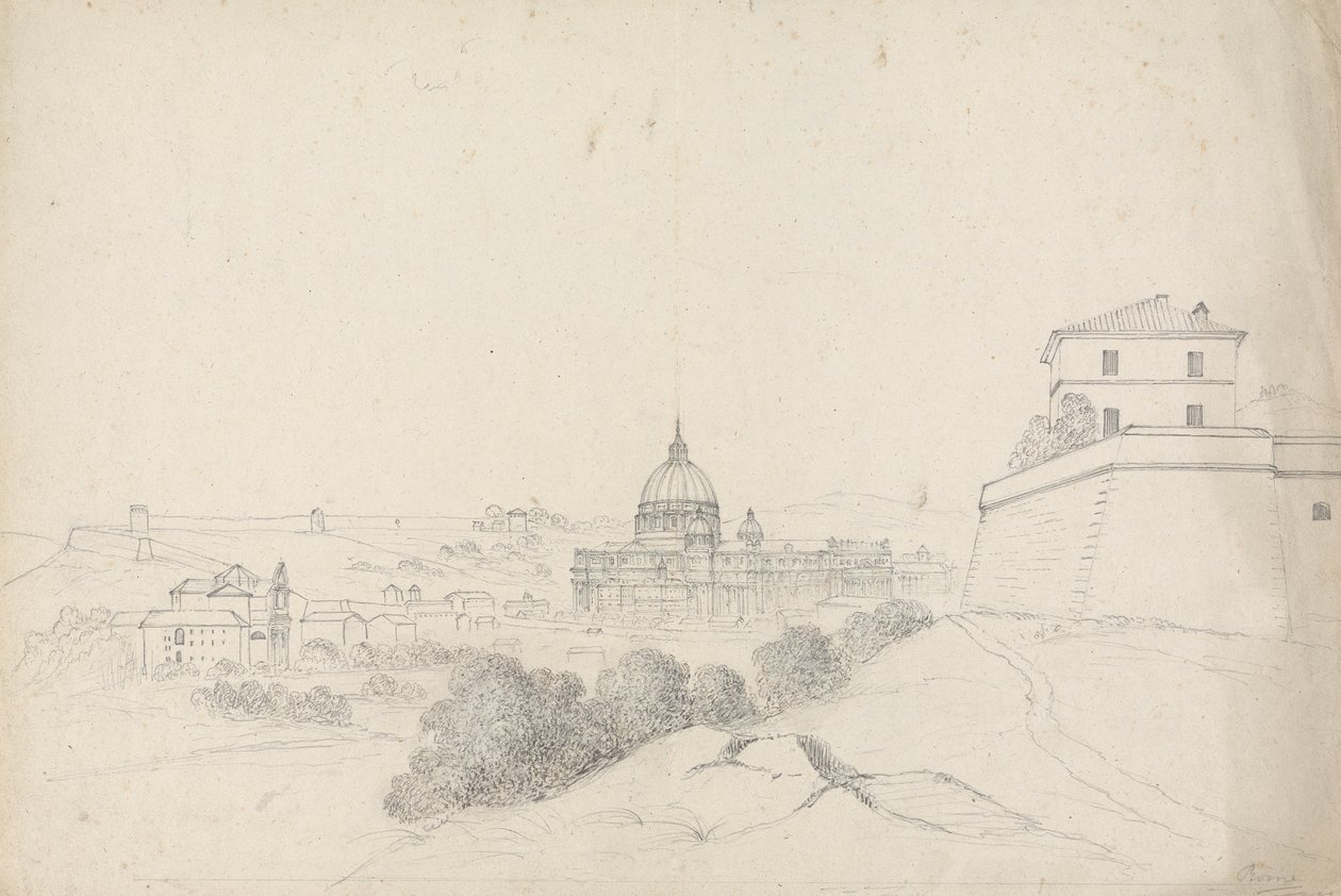 Peterskirken og omegn, Roma av Isaac Weld