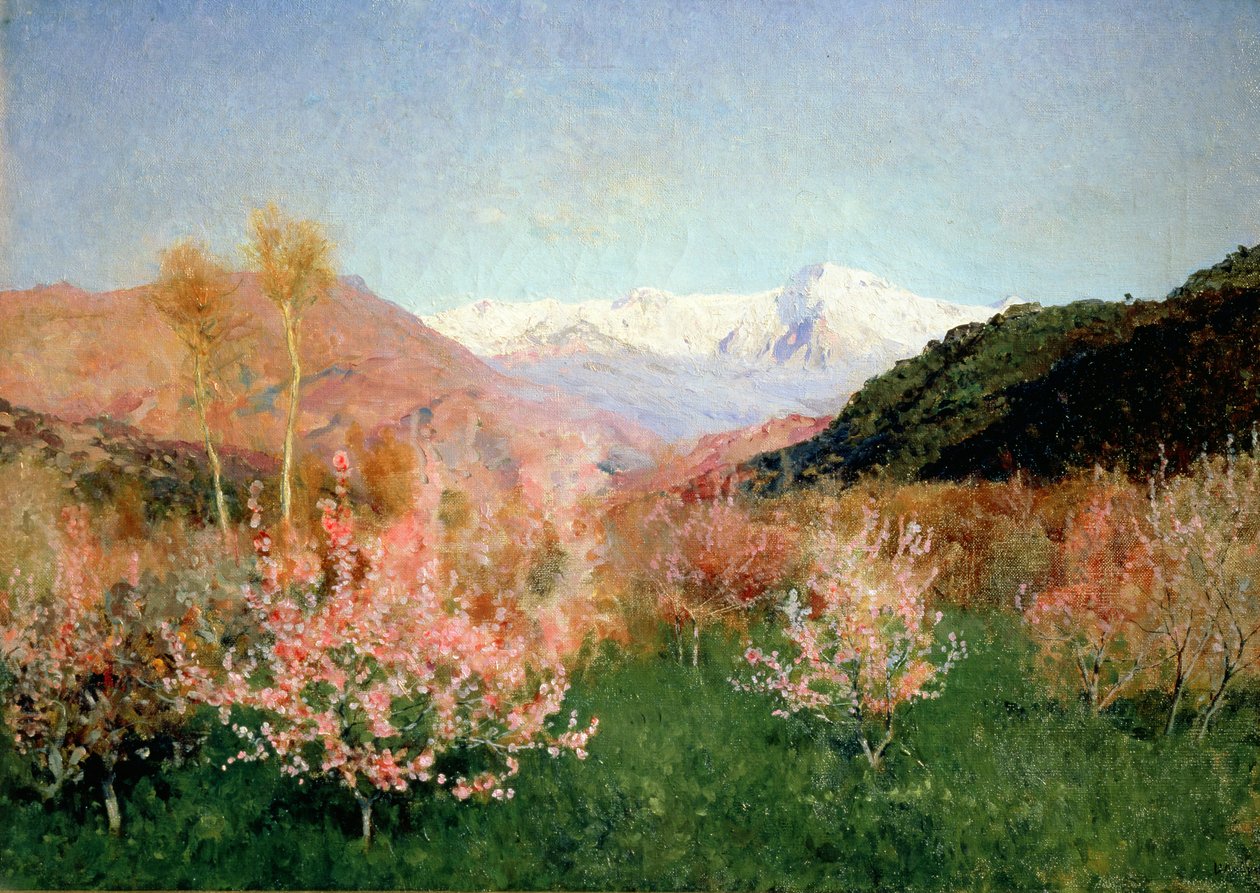 Vår i Italia, 1890 av Isaak Ilyich Levitan