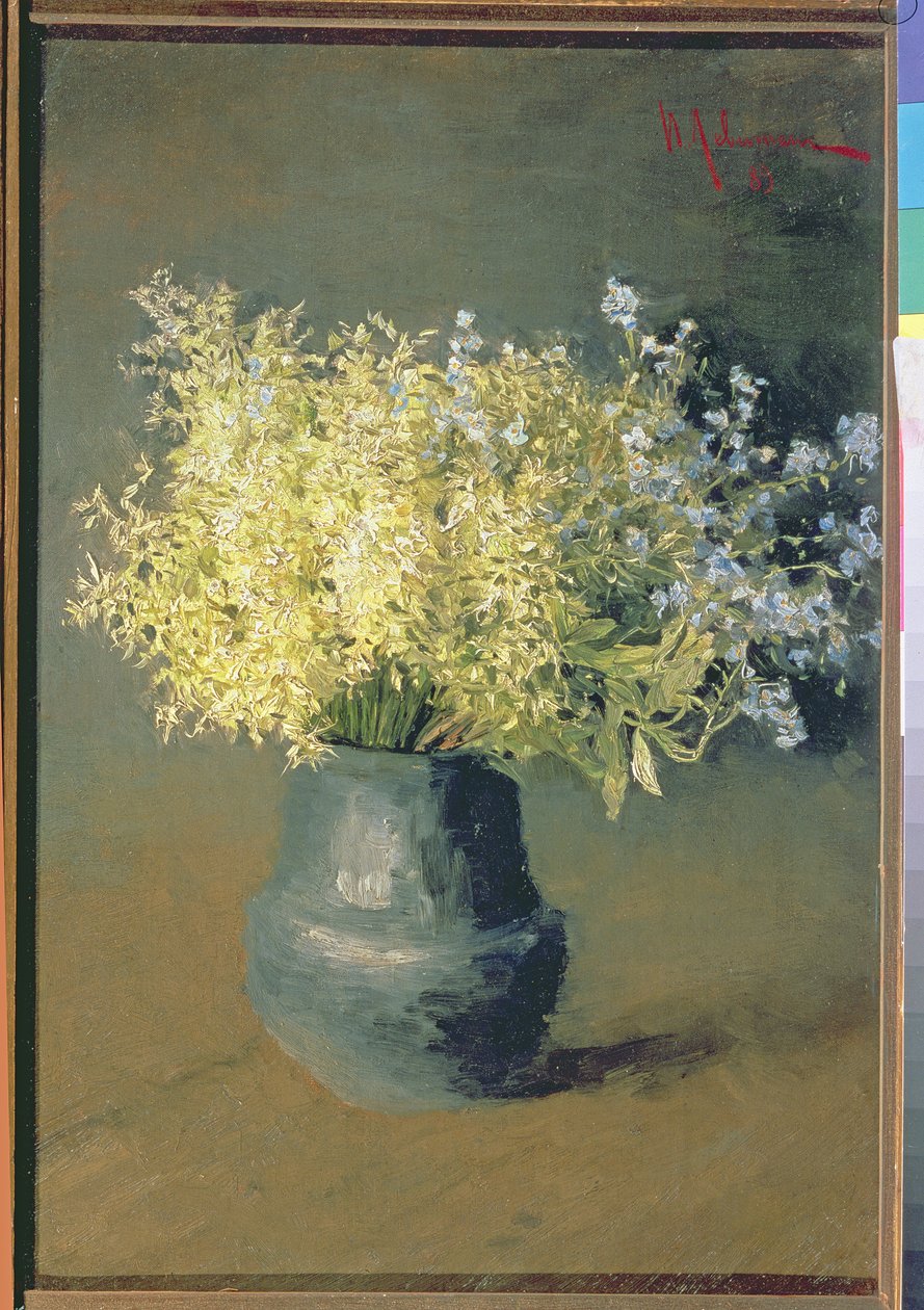 Ville syriner og glemmeg-ei, 1889 av Isaak Ilyich Levitan