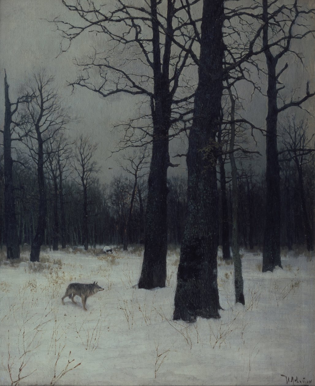 Skog om vinteren, 1885 av Isaak Ilyich Levitan