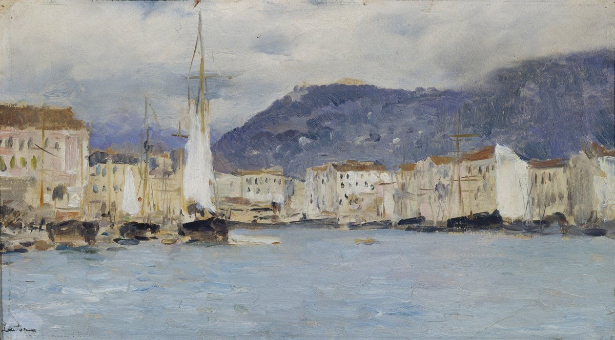 Italiensk landskap, 1890 av Isaak Ilyich Levitan