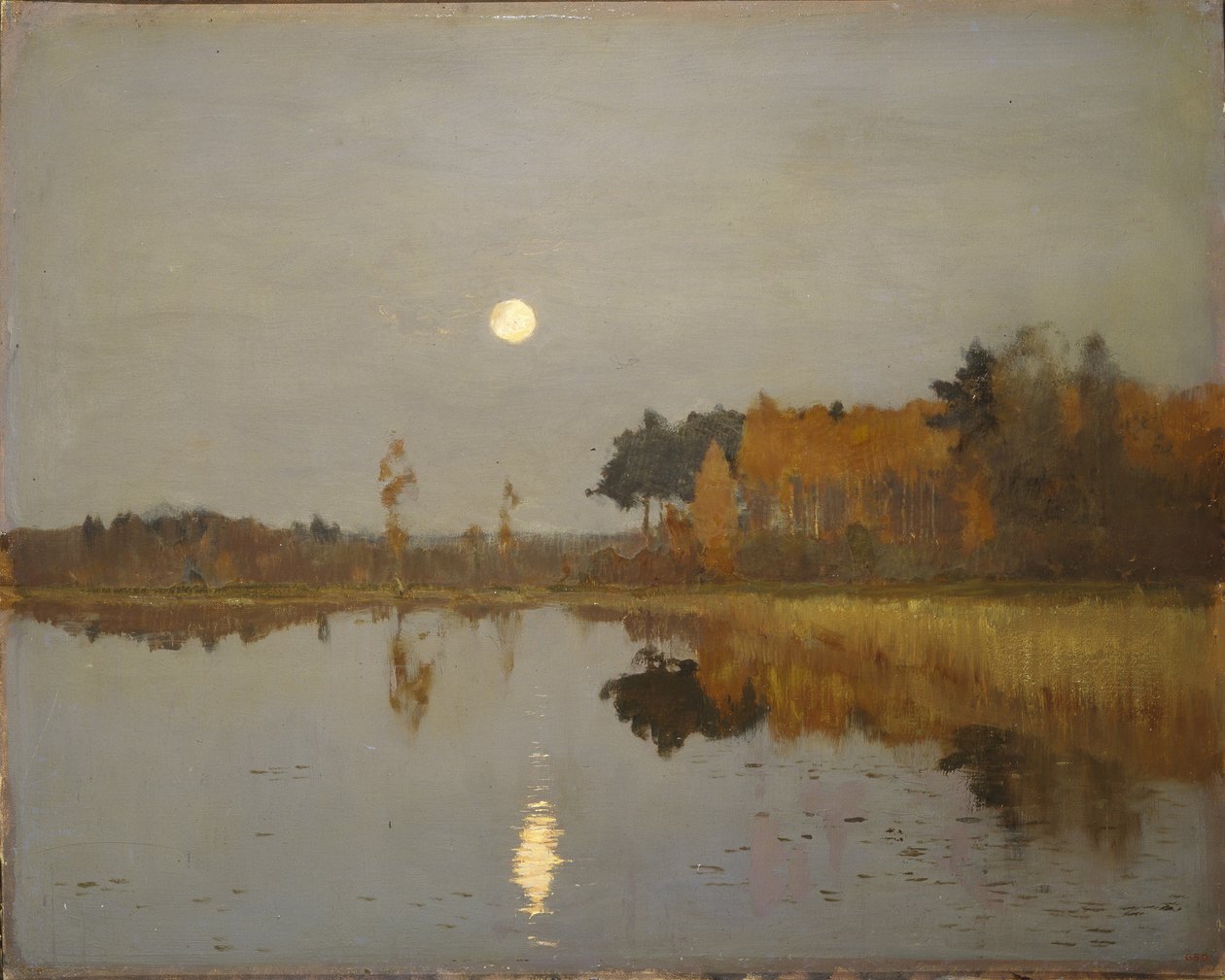 Skumring. Månen, 1899 av Isaak Ilyich Levitan