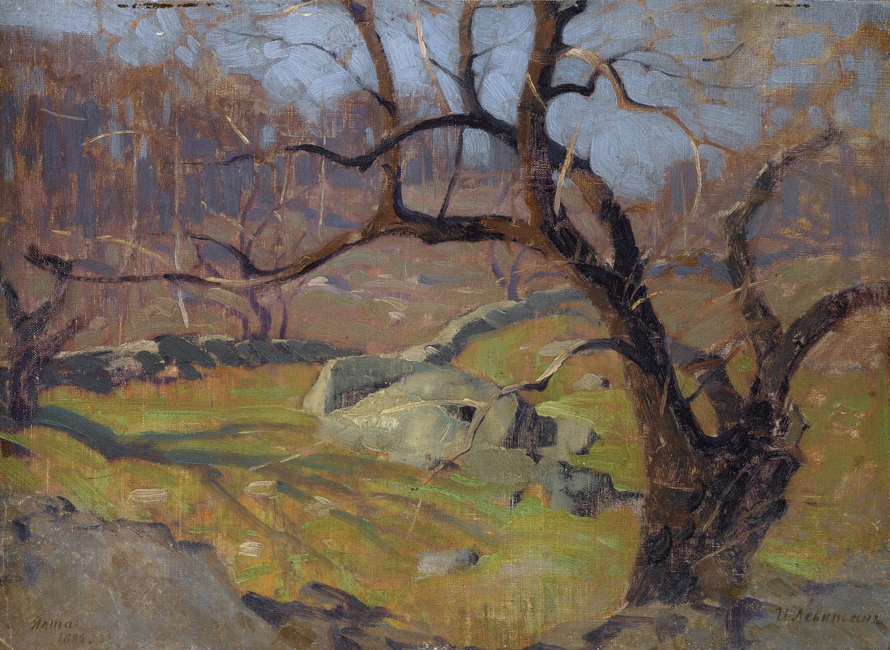 Utsikt nær Jalta, 1886 av Isaak Ilyich Levitan