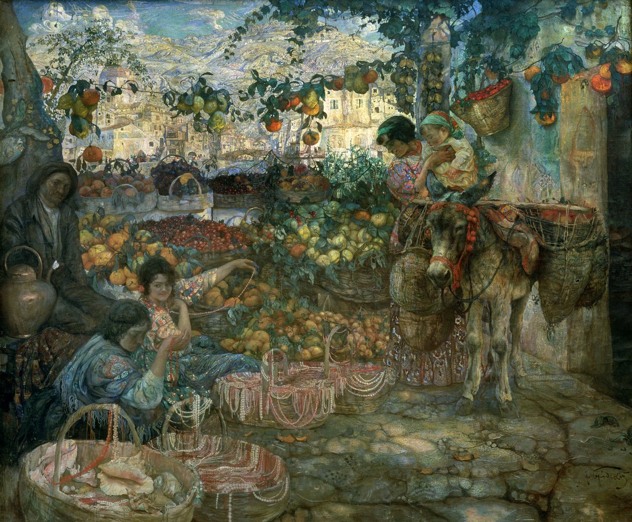 Italia, 1911 av Isaak Israilevich Brodsky