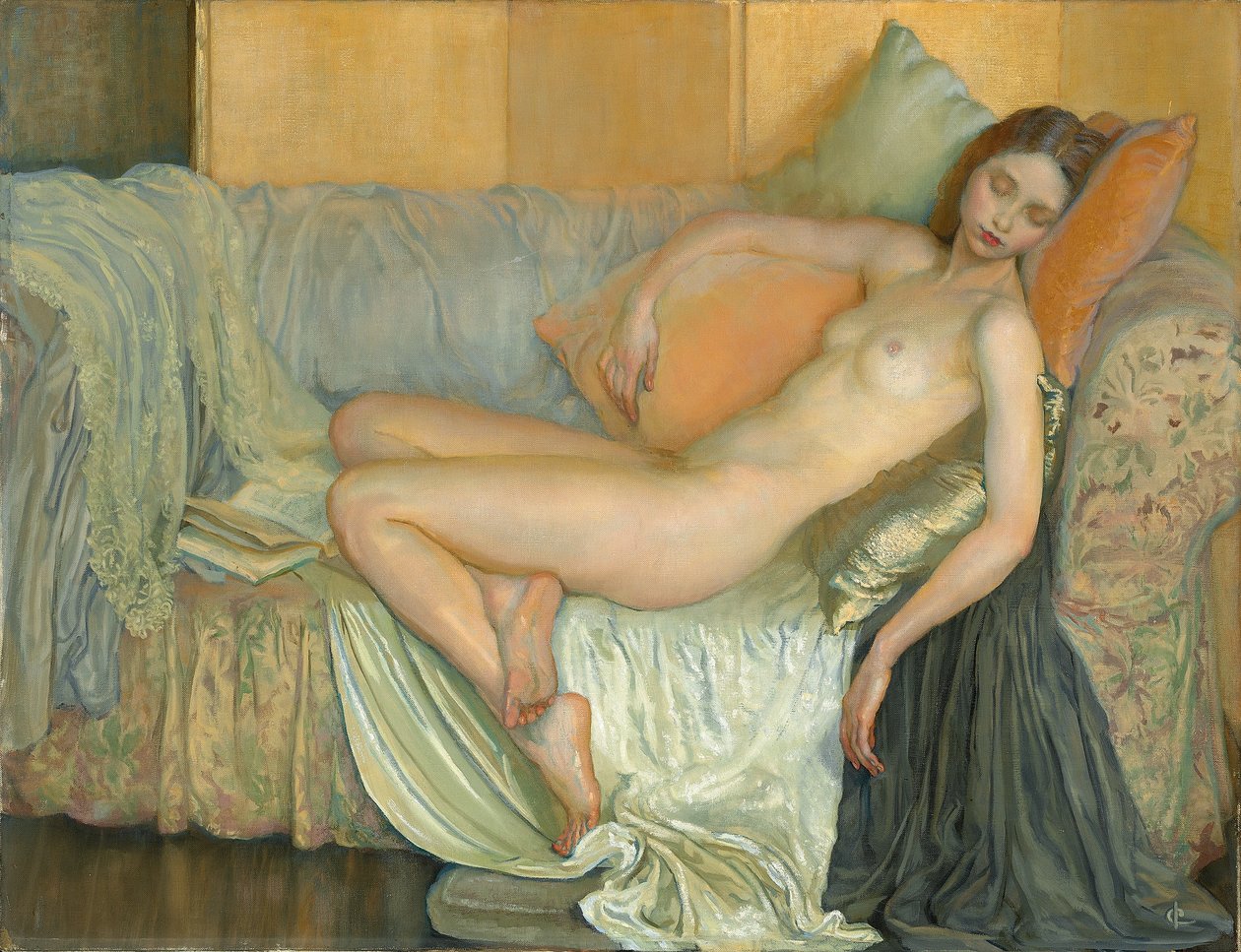Drowsy Summer Days (olje på lerret) av Isabel Codrington