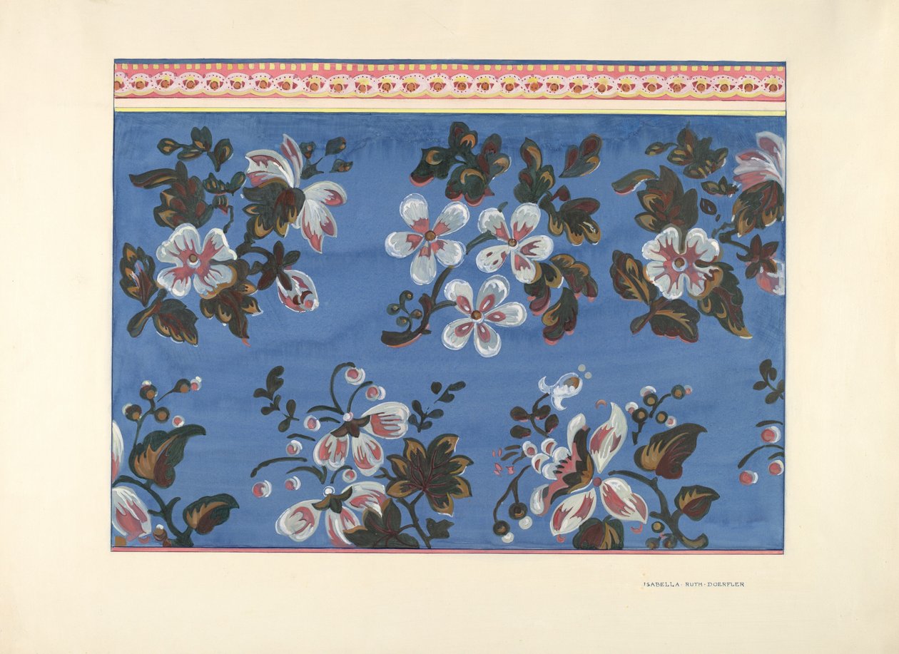 Bandbox Design, ca. 1937. av Isabella Ruth Doerfler