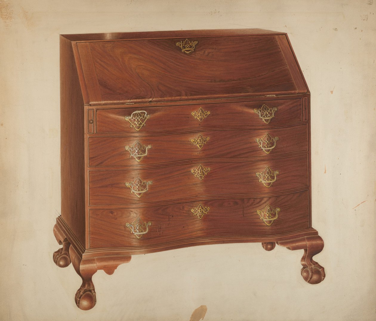 Skrivebord av Isadore Goldberg