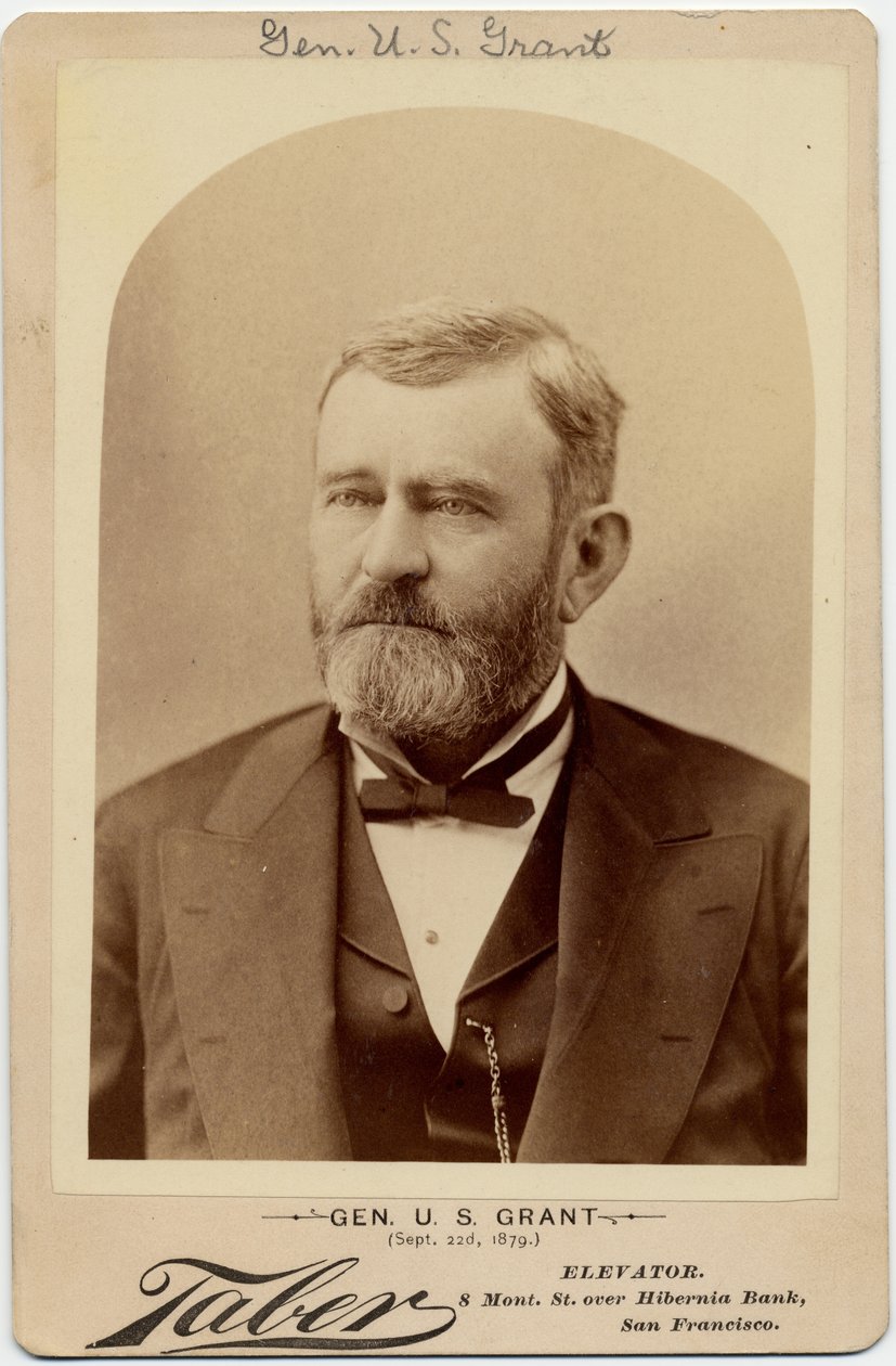 Ulysses Simpson Grant (1822–85), unionshærgeneral, USAs 18. president (albumfoto) av Isaiah Taber