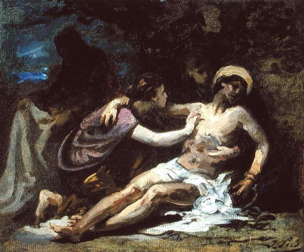 Lamentation (olje på lerret) av Isidore Pils
