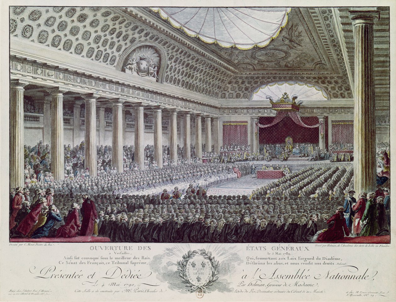 Åpning av General Estates i Versailles, 5. mai 1789 av Isidore Stanislas Helman